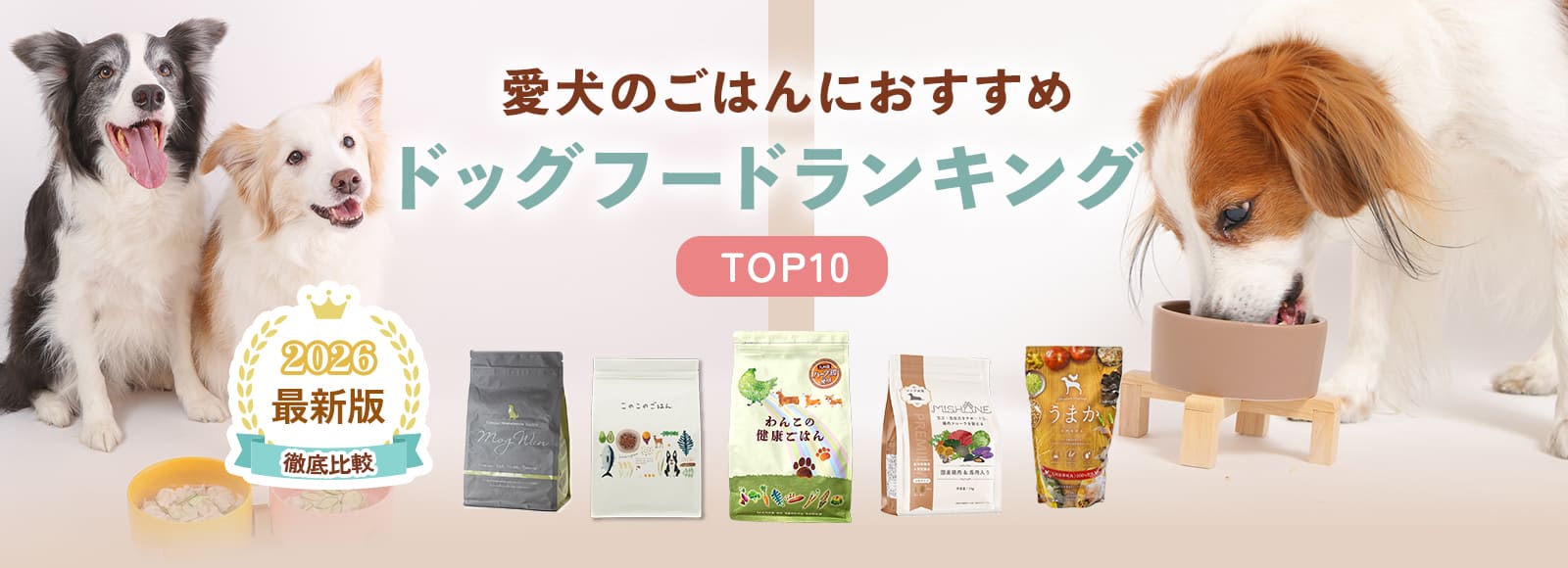 本当に良いドッグフード比較ランキング